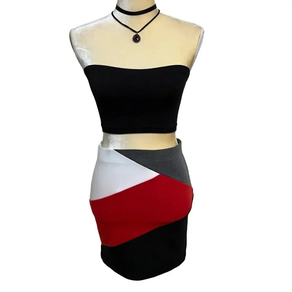 Color Swatch NWOT Block Color Mini Skirt Women S